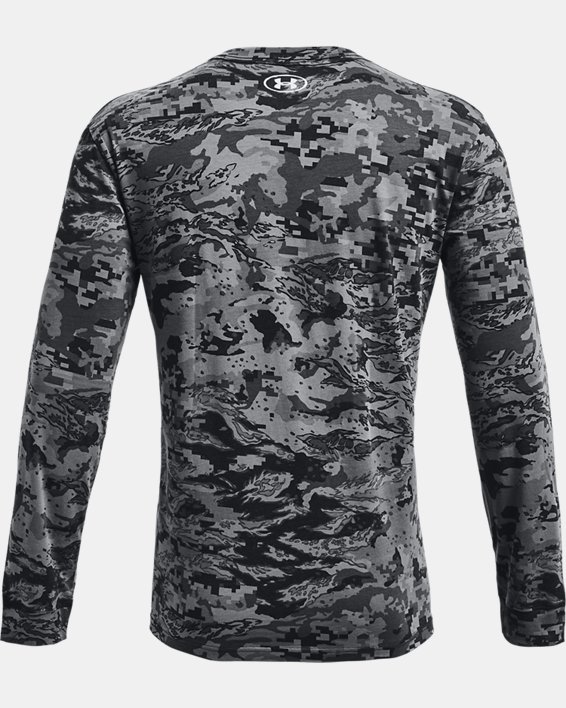 Men's UA ABC Camo Long Sleeve in Black image number 5